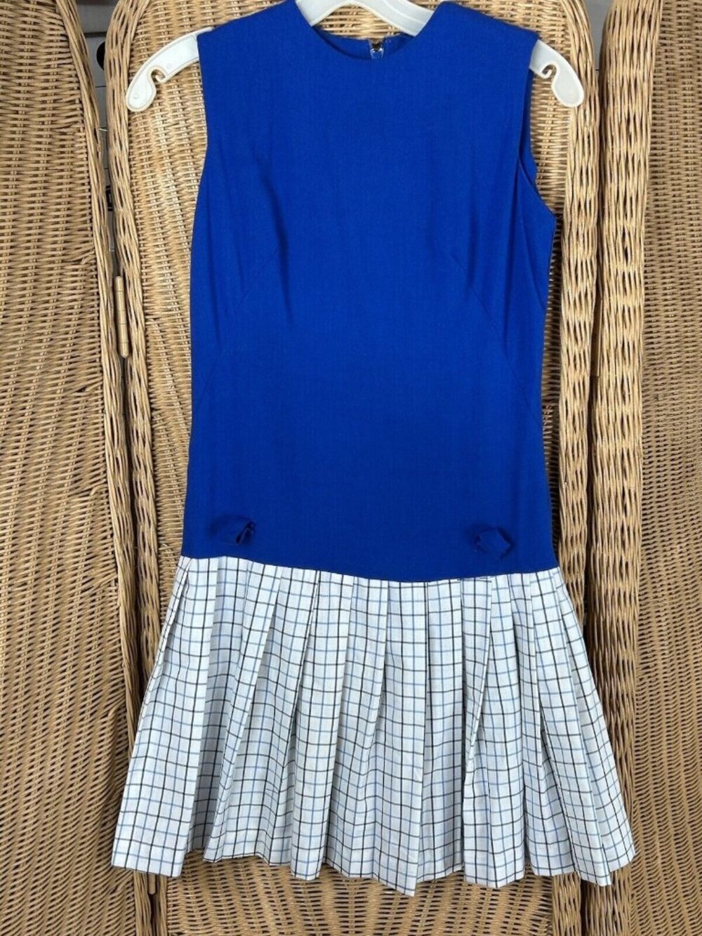Vintage Dress Juniors Small Academia 1970